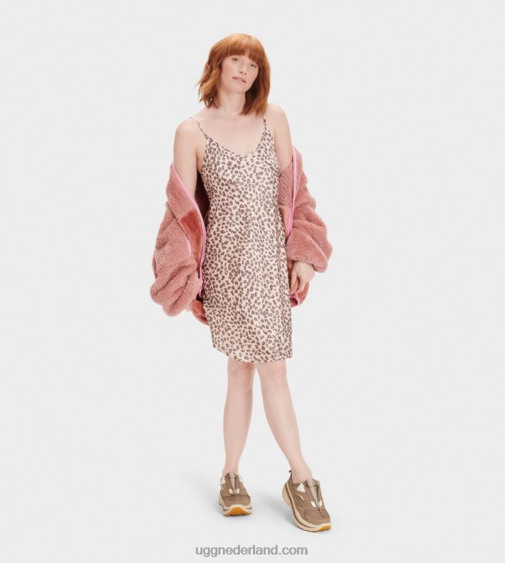 vrouwen luipaard blos UGG theda onderjurk 686ZP1319