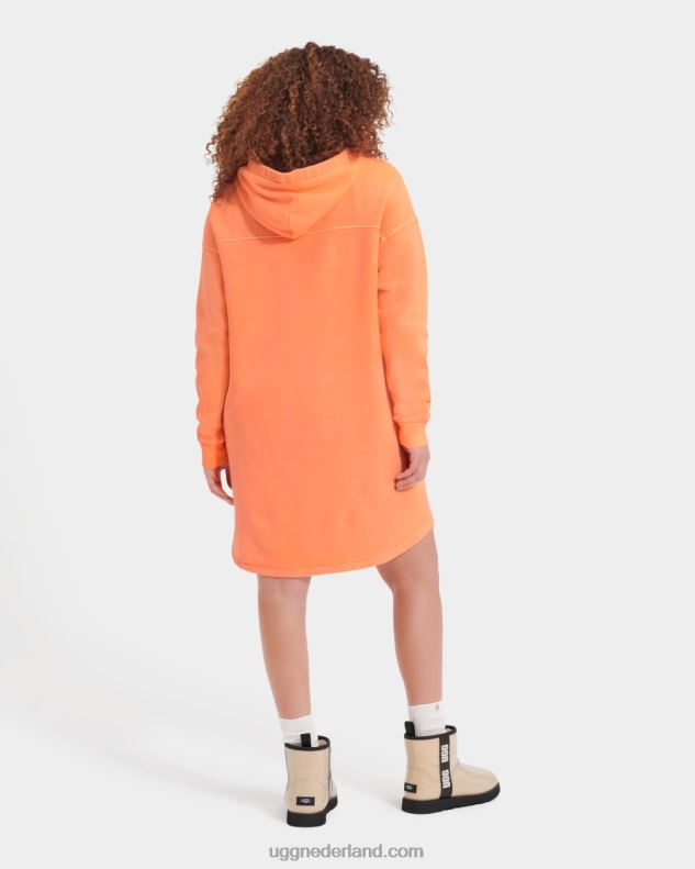 vrouwen oranje sorbet UGG Aderyn hoodie jurk 686ZP1327