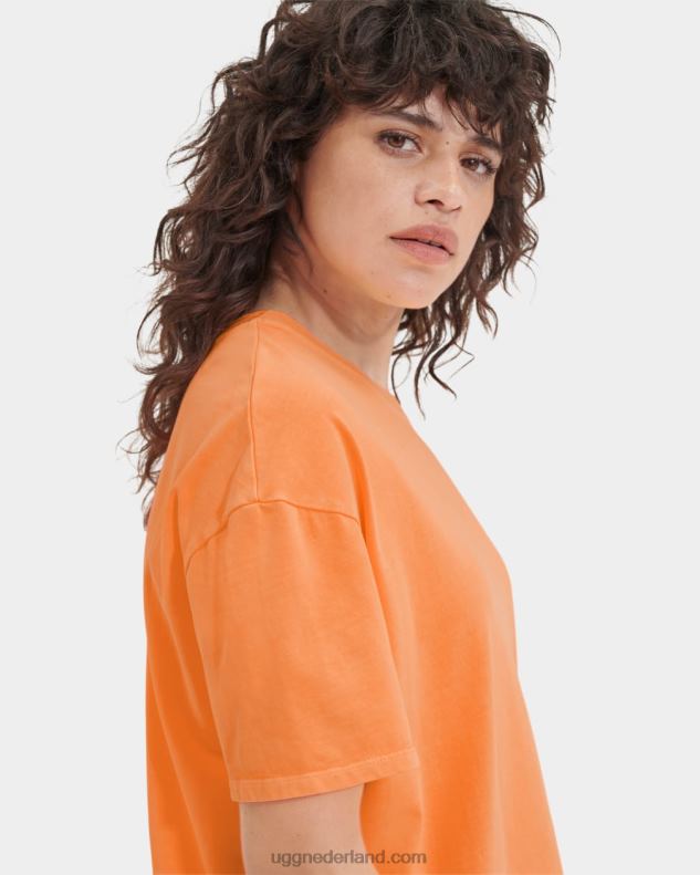 vrouwen oranje sorbet UGG zoey t-shirtjurk 686ZP2228