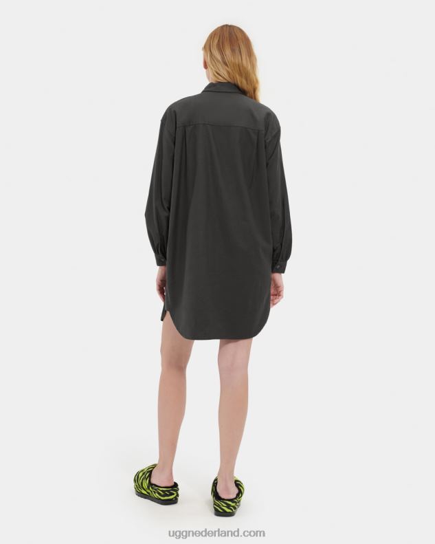 vrouwen steenkool UGG addley oversized overhemdjurk 686ZP1146