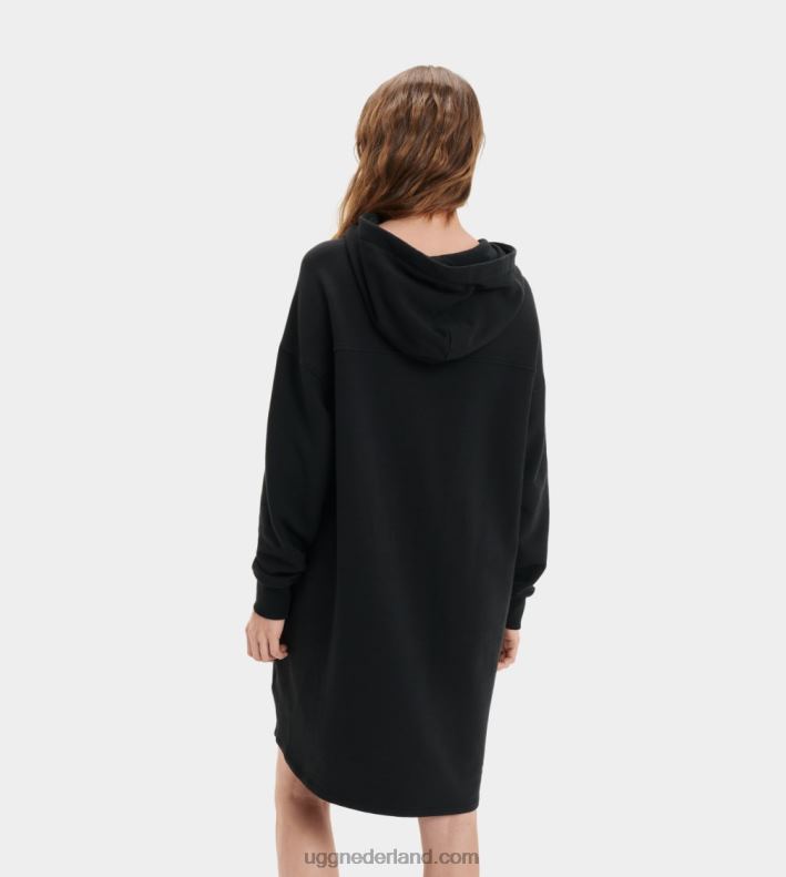 vrouwen zwart UGG Aderyn hoodie jurk 686ZP101