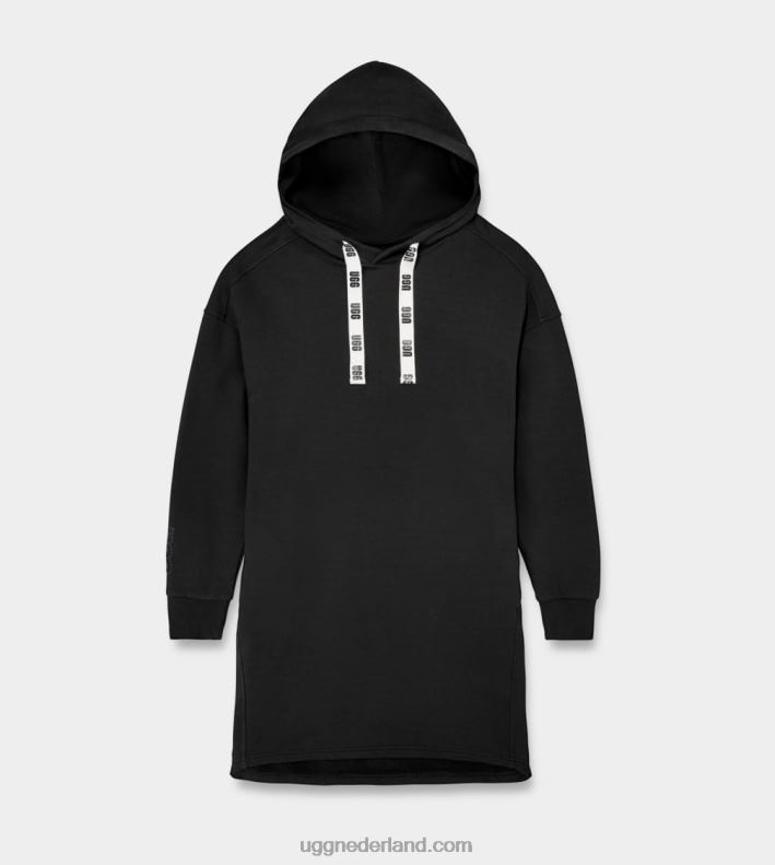 vrouwen zwart UGG Aderyn hoodie jurk 686ZP101
