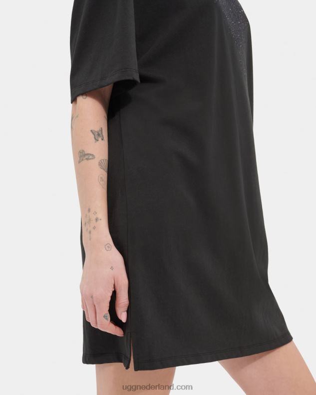 vrouwen zwart UGG zoey t-shirt jurk afbeelding 686ZP179