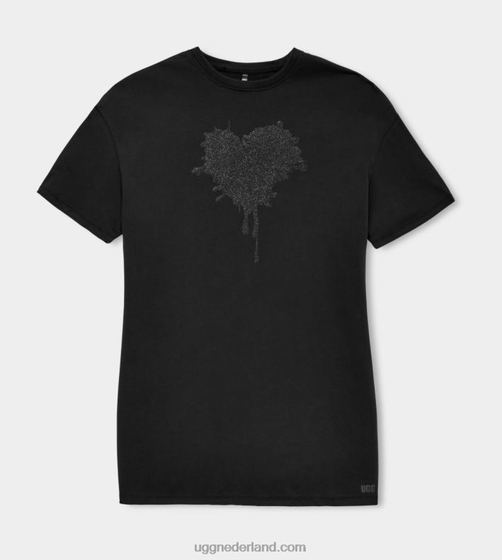 vrouwen zwart UGG zoey t-shirt jurk afbeelding 686ZP179