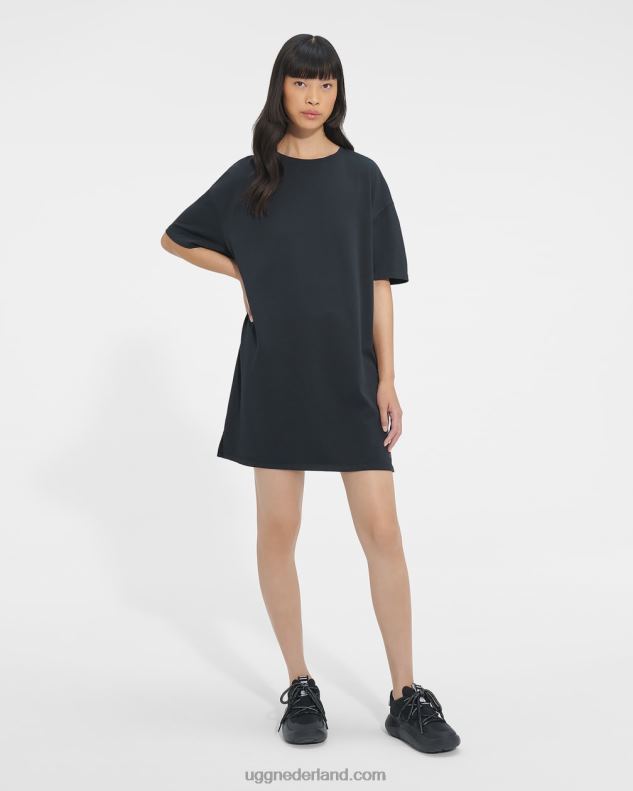 vrouwen zwart UGG zoey t-shirtjurk 686ZP2197