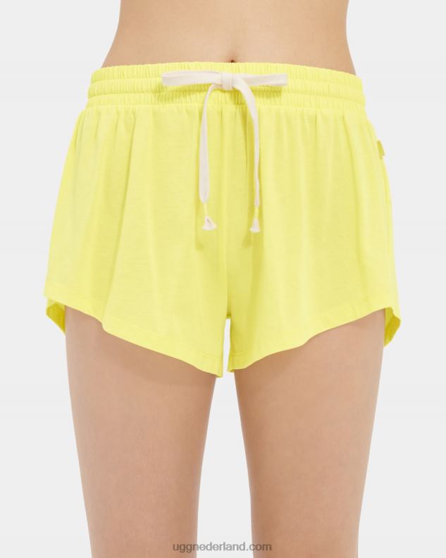 vrouwen elfachtig geel UGG pyjama kort 686ZP1310
