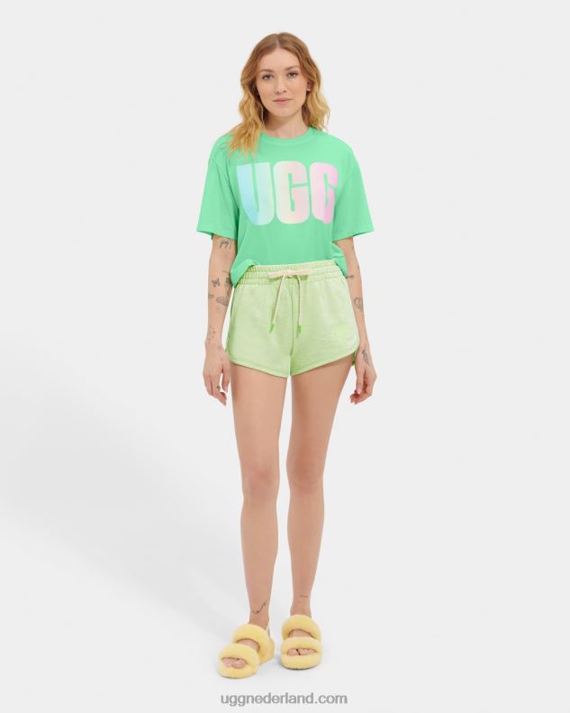 vrouwen groen neon gemêleerd UGG elliana kort gemêleerd 686ZP1128