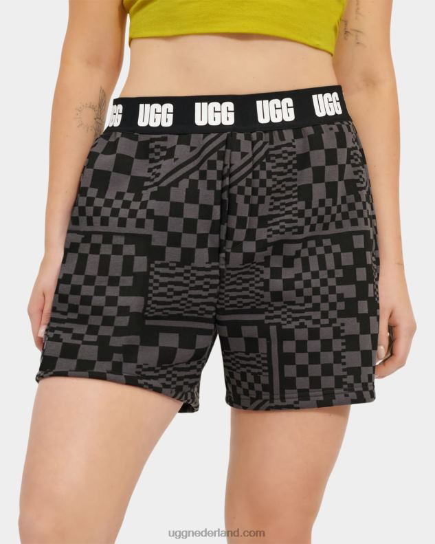 vrouwen kolen / zwarte cheques UGG chrissy korte controles 686ZP1053