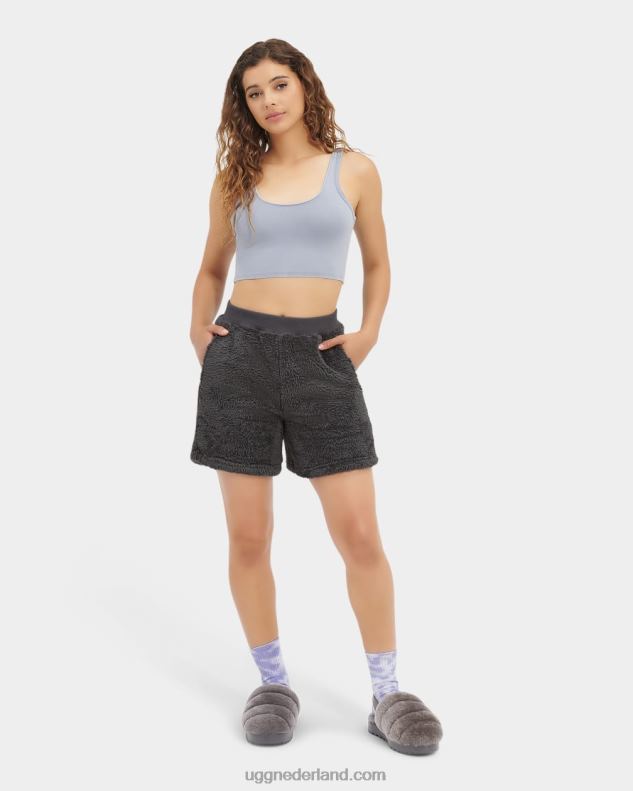 vrouwen kool teer UGG camilia sherpa short 686ZP1091