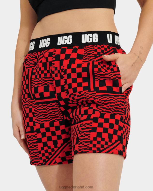 vrouwen ontbranden / zwarte controles UGG chrissy korte controles 686ZP1054