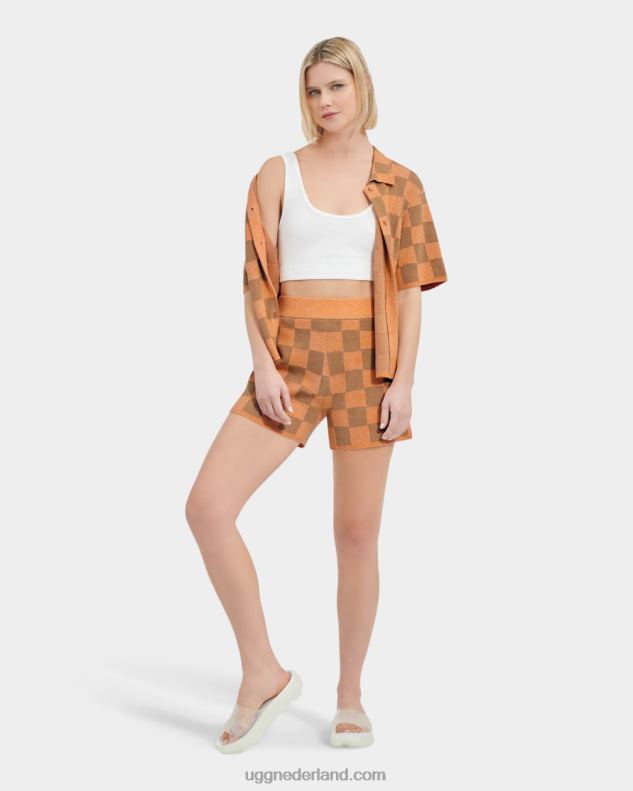 vrouwen oranje/bruin UGG maliah kort 686ZP959