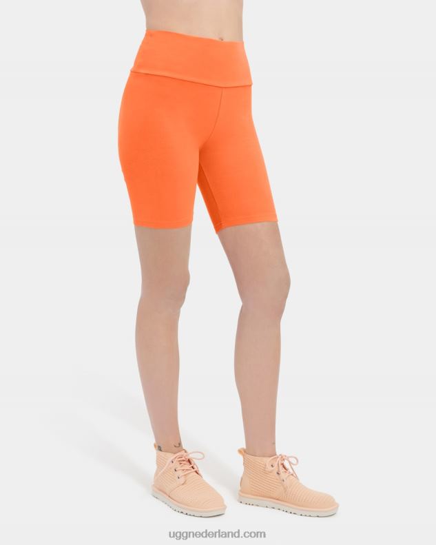 vrouwen oranje sorbet UGG rilynn biker short 686ZP2245