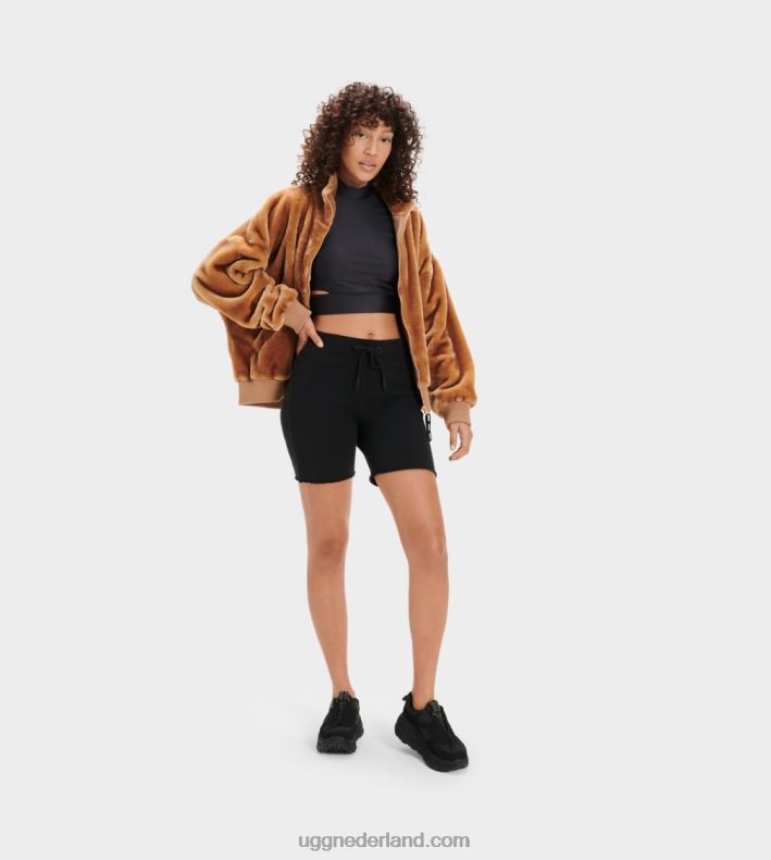 vrouwen zwart UGG zahara biker short 686ZP1300