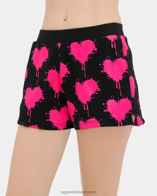 vrouwen zwart/taffy roze UGG niet kort 686ZP180