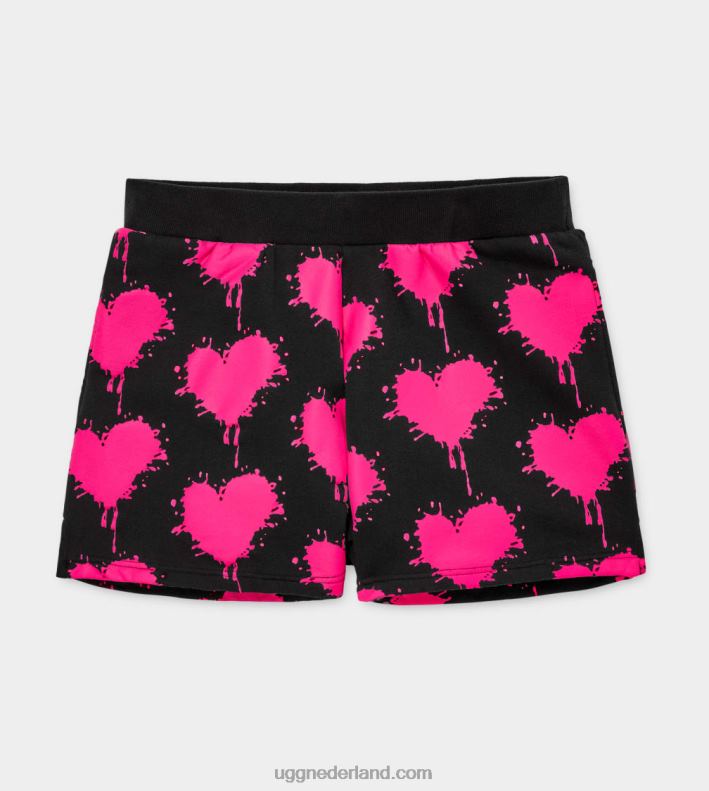 vrouwen zwart/taffy roze UGG niet kort 686ZP180
