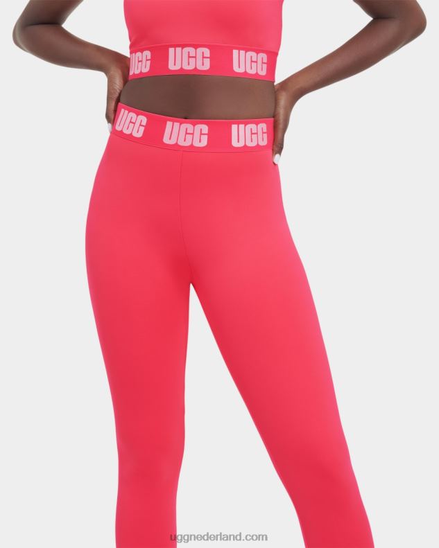 vrouwen flamingo roze UGG Legging met mckena-logo 686ZP2179
