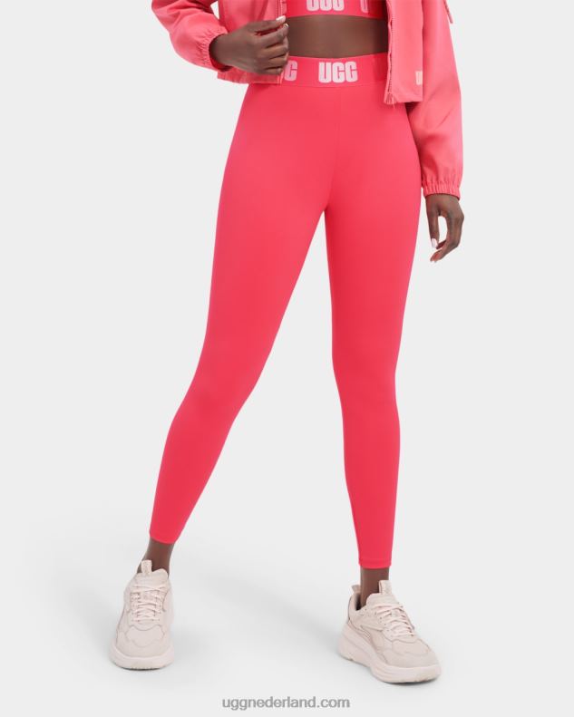 vrouwen flamingo roze UGG Legging met mckena-logo 686ZP2179