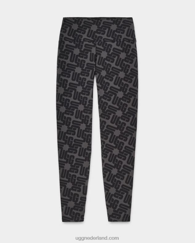vrouwen zwart grafisch monogram UGG Saylor legging monogram 686ZP2056