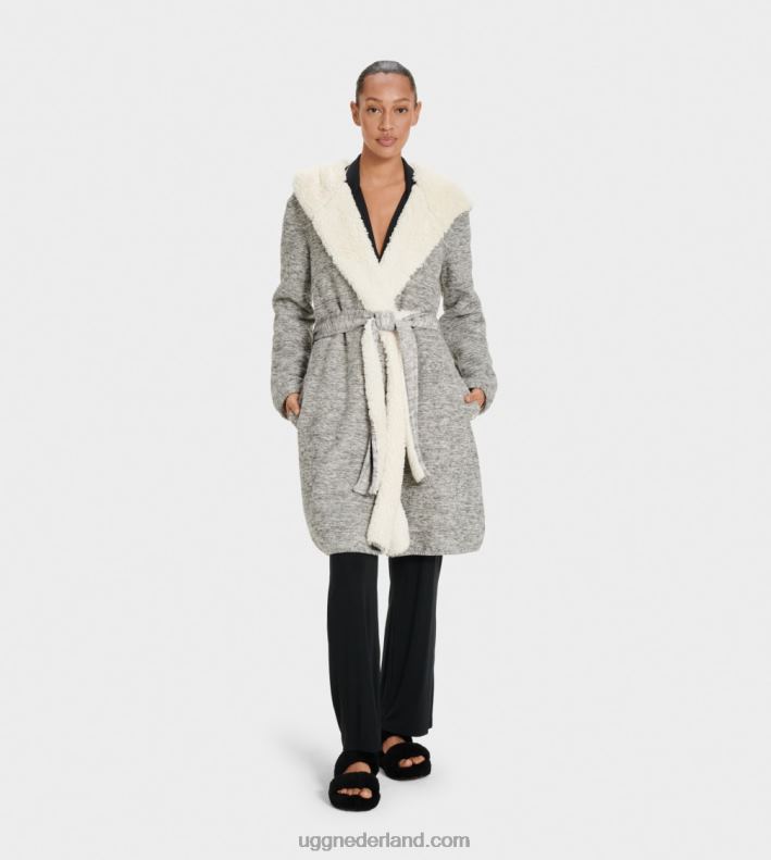 vrouwen grijze heide UGG portola omkeerbaar gewaad 686ZP1135