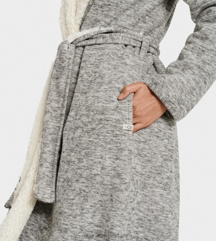 vrouwen grijze heide UGG portola omkeerbaar gewaad 686ZP1135