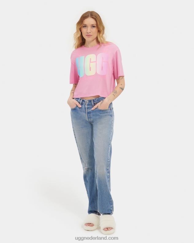 vrouwen dromen UGG pattie cropped T-shirt met logo 686ZP1255