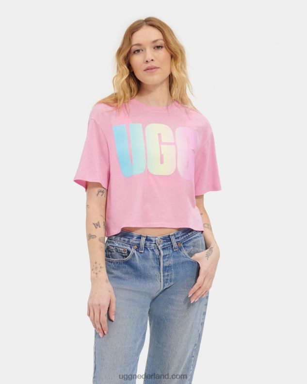 vrouwen dromen UGG pattie cropped T-shirt met logo 686ZP1255