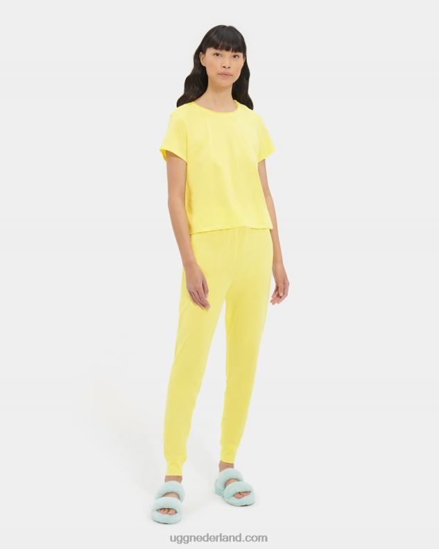 vrouwen elfachtig geel UGG perline tee 686ZP1241