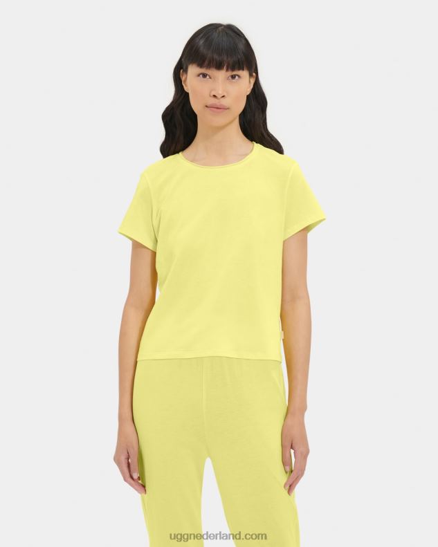 vrouwen elfachtig geel UGG perline tee 686ZP1241