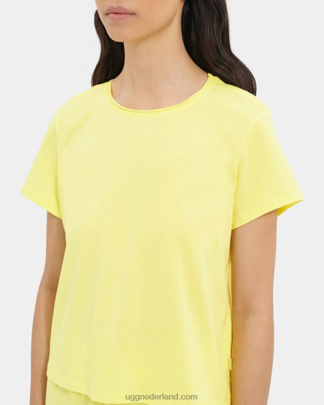 vrouwen elfachtig geel UGG perline tee 686ZP1241