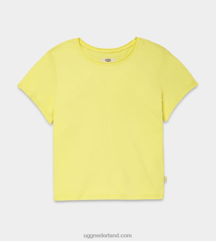 vrouwen elfachtig geel UGG perline tee 686ZP1241