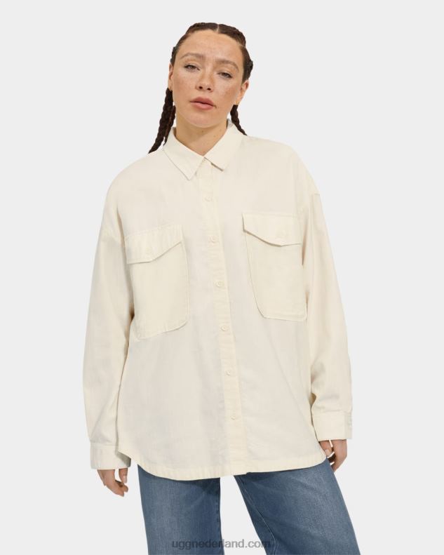 vrouwen gips UGG kimya shirt met lange mouwen 686ZP1304