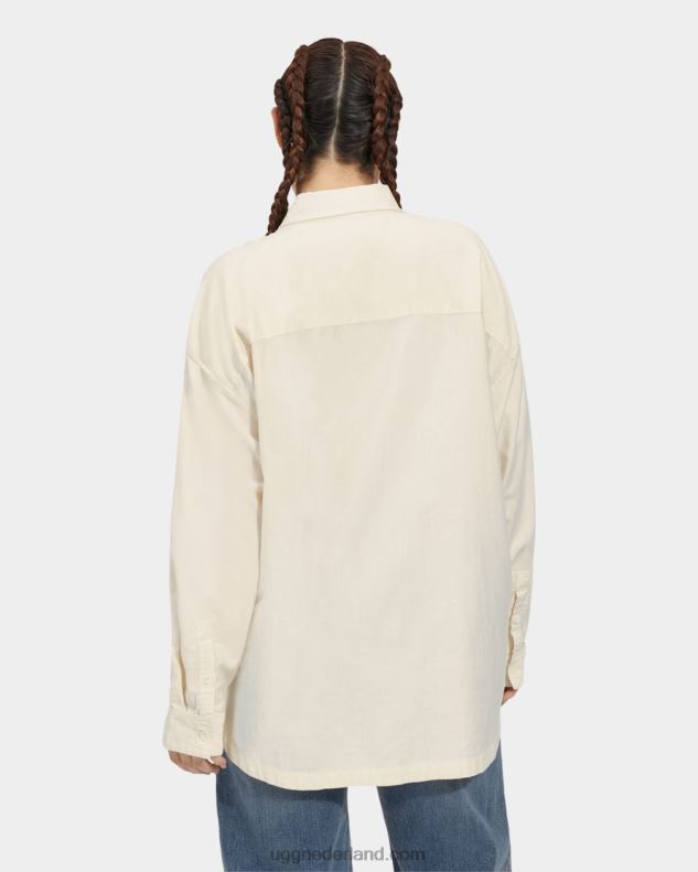 vrouwen gips UGG kimya shirt met lange mouwen 686ZP1304