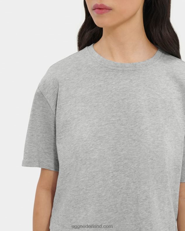 vrouwen grijze heide UGG Tana cropped T-shirt 686ZP1012