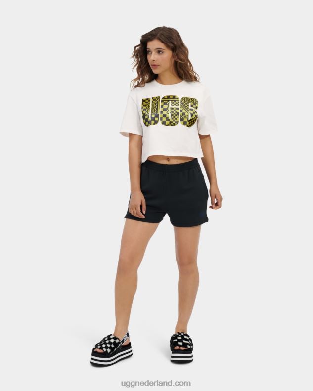 vrouwen nimbus UGG thahlia cropped T-shirt met logo 686ZP1082