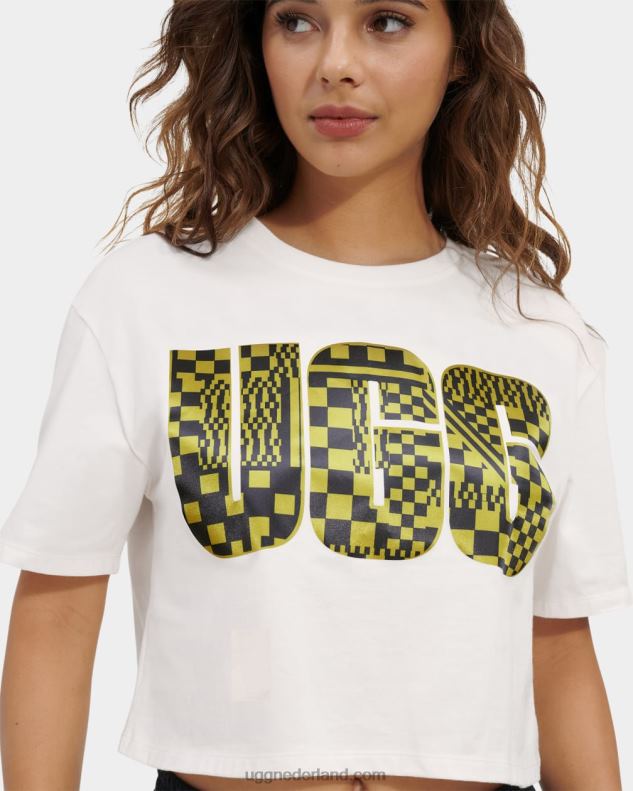 vrouwen nimbus UGG thahlia cropped T-shirt met logo 686ZP1082