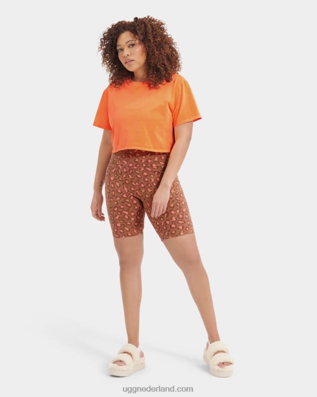 vrouwen oranje sorbet UGG Tana cropped T-shirt 686ZP2233