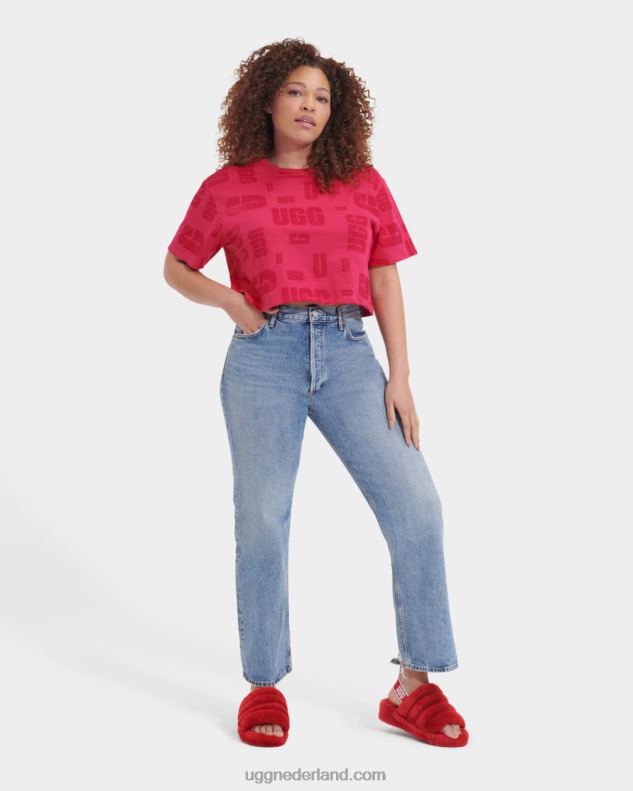vrouwen radijs UGG bretagne cropped tee scatter 686ZP2287