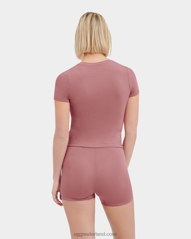 vrouwen sepia mauve UGG miriam baby t-shirt 686ZP913