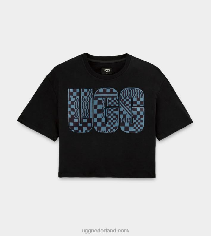 vrouwen teer UGG thahlia cropped T-shirt met logo 686ZP1083