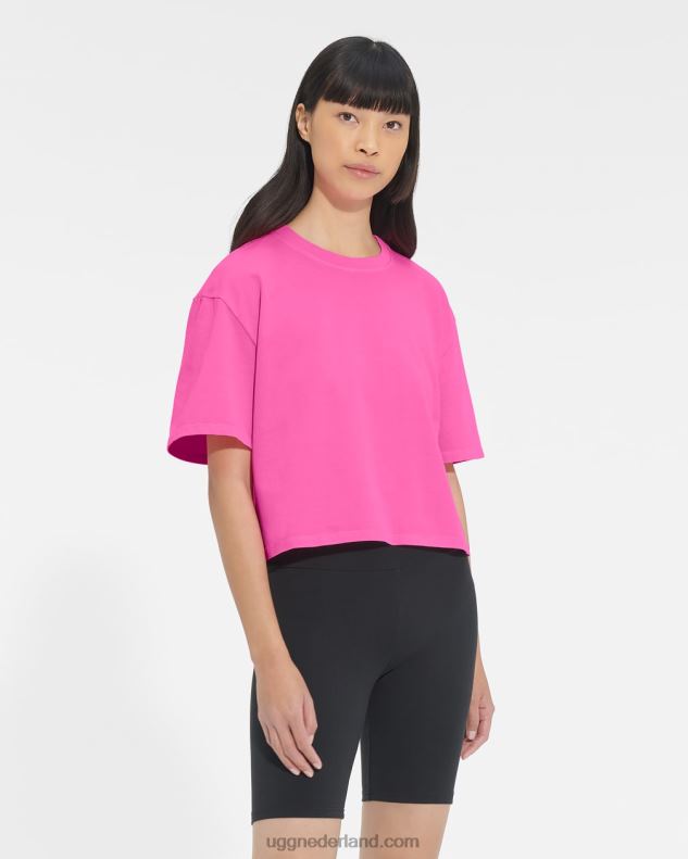 vrouwen tof roze UGG Tana cropped T-shirt 686ZP2232