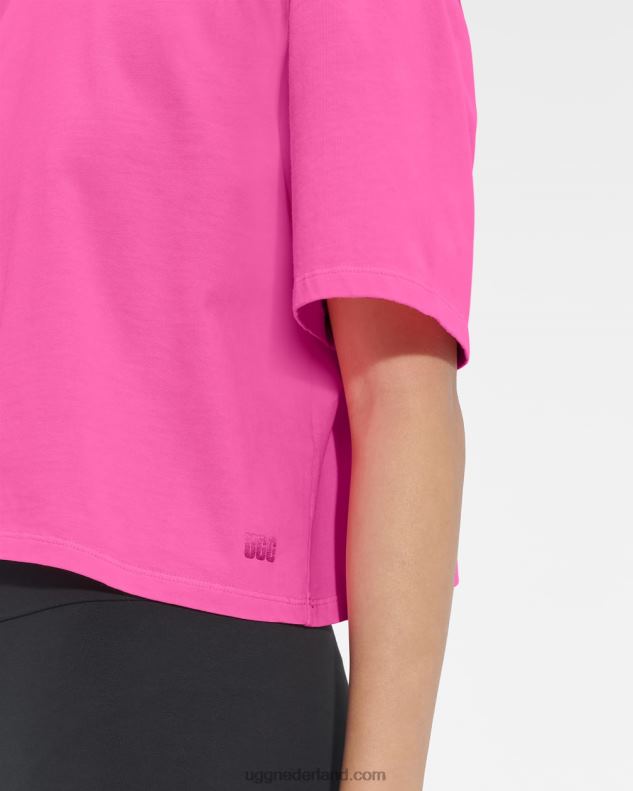 vrouwen tof roze UGG Tana cropped T-shirt 686ZP2232