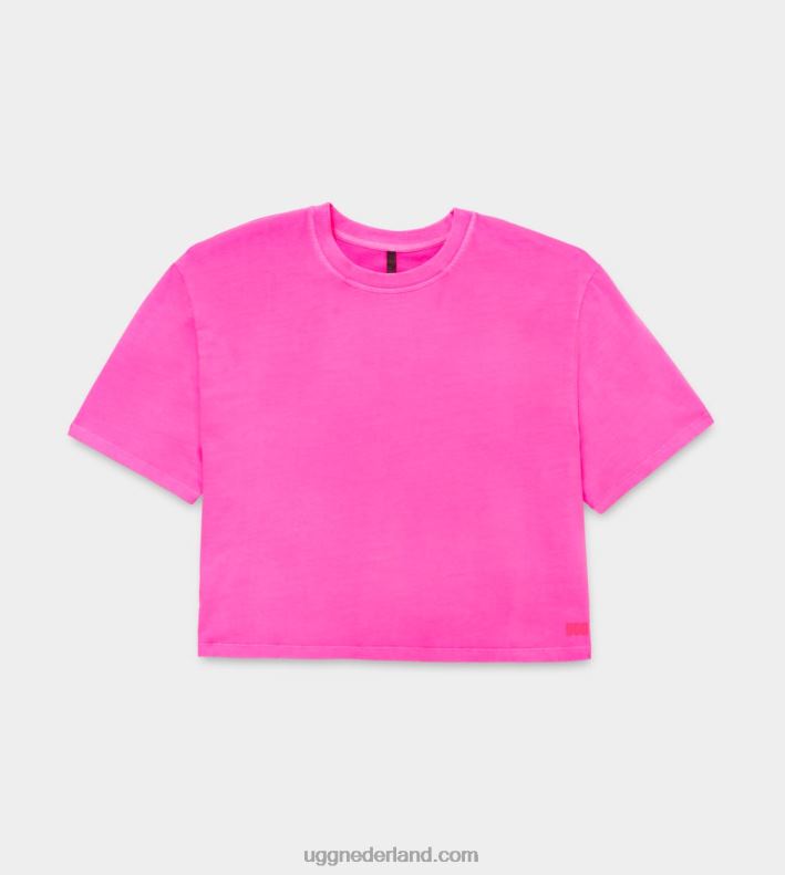 vrouwen tof roze UGG Tana cropped T-shirt 686ZP2232