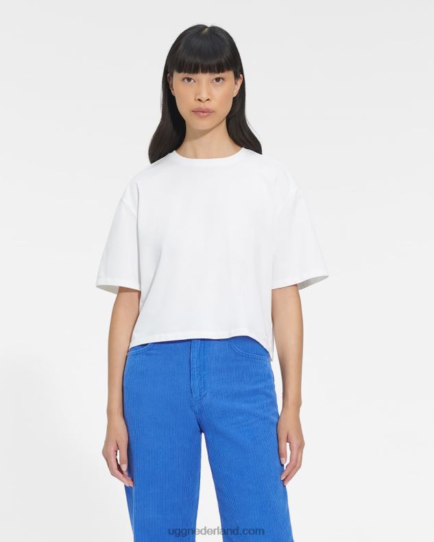 vrouwen wit UGG Tana cropped T-shirt 686ZP1011