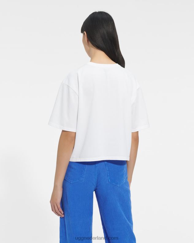 vrouwen wit UGG Tana cropped T-shirt 686ZP1011