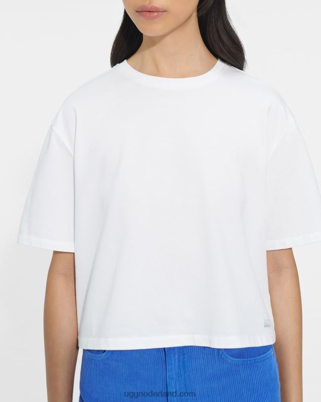 vrouwen wit UGG Tana cropped T-shirt 686ZP1011