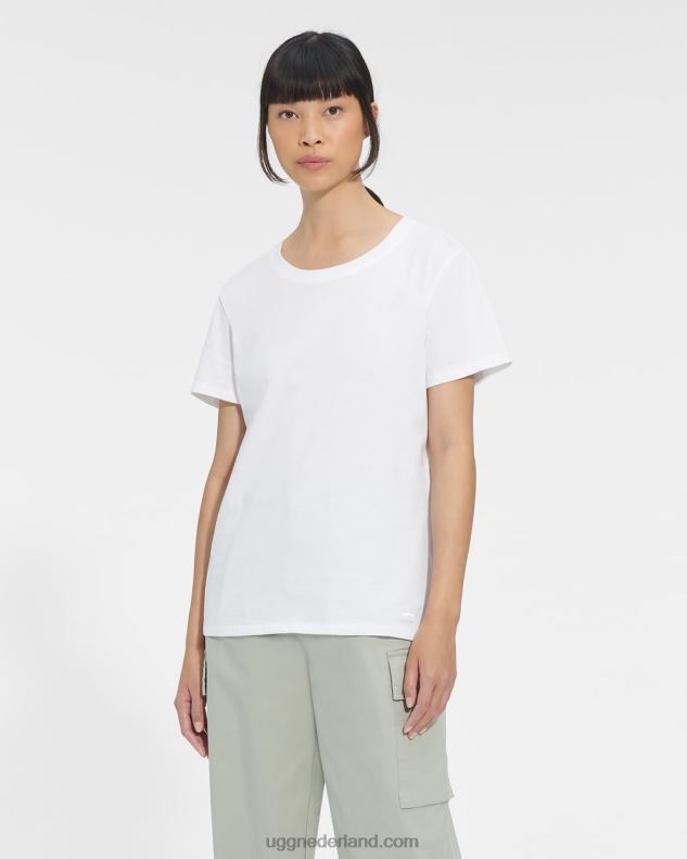 vrouwen wit UGG uma tee 686ZP1050