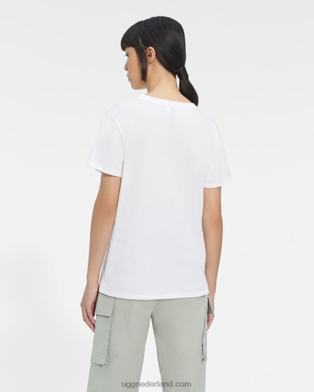 vrouwen wit UGG uma tee 686ZP1050