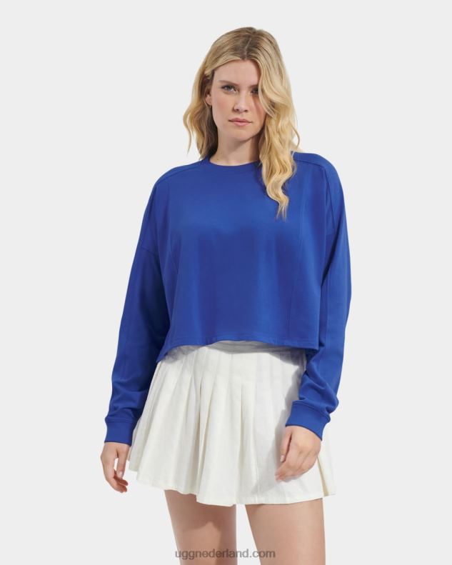 vrouwen azul UGG delylah crop top met lange mouwen 686ZP2172