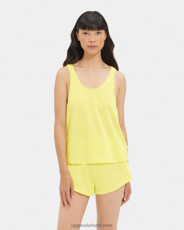 vrouwen elfachtig geel UGG coralynn tank 686ZP1219