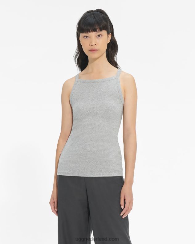 vrouwen grijze heide UGG rory geribbelde tank 686ZP1211